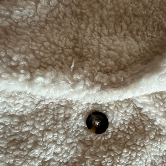 Cream Teddy coat - Picture 4 of 5